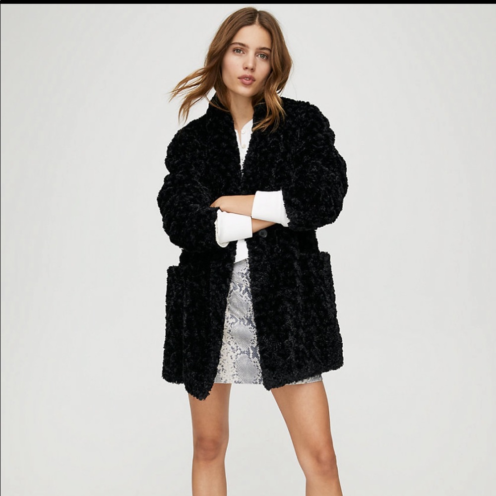 Wilfred free plush jacket . Brand new w/o tags